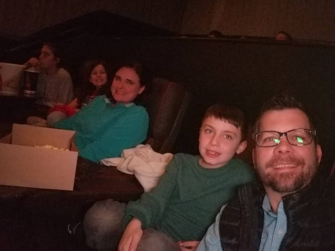 Watching Captain Marvel! #family #marvel #heroes | MarkGainey.com